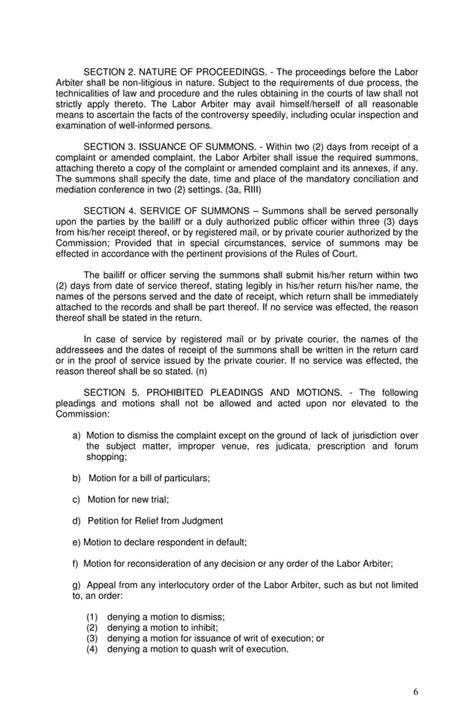 nlrc rules of procedure as amended|THE 2011 NLRC RULES OF PROCEDURE :: CHAN ROBLES .